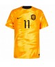 Günstige Niederlande Steven Berghuis #11 Heimtrikot WM 2022 Kurzarm
